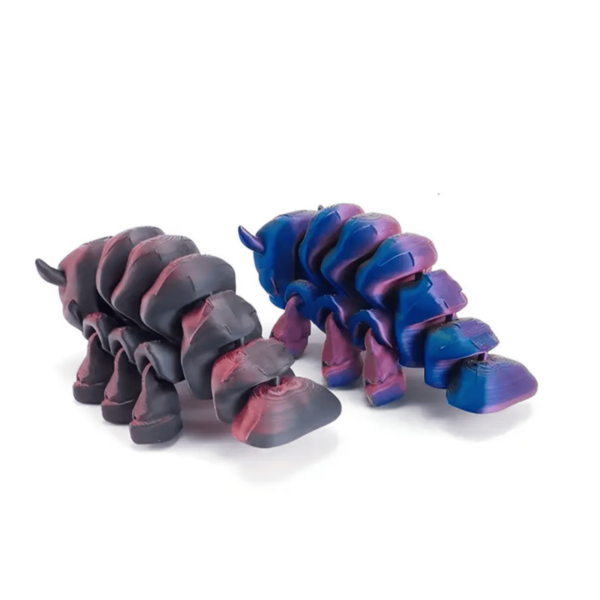 Creative 3D Printed Manatee Joint Movable Children's Toy Model - Image 6