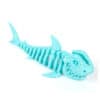 3D Printed Unique Shark Skeleton Toy with Movable Joints for Kids - Image 3