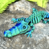 Interactive and Customizable 3D Printed Skeleton Crocodile Toy for Kids - Image 2