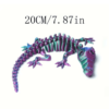 Interactive and Customizable 3D Printed Skeleton Crocodile Toy for Kids - Image 4