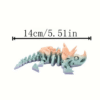 Mini 3D Printed Triceratops Skeleton Toy Dinosaur Adventure for Kids! - Image 3
