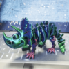 Mini 3D Printed Triceratops Skeleton Toy Dinosaur Adventure for Kids! - Image 6