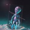 3D Printed Articulating Flexible Alien Sensory Toy Gadget - Image 5