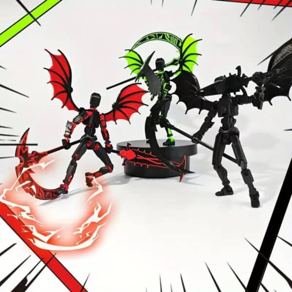 Dynamic 3D Printed Articulated Action Figure Flexible Fidget Toy - Image 4