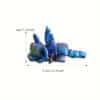 Creative 3D Printed Bat Pig Joint Movable Children's Toy Model - Image 2