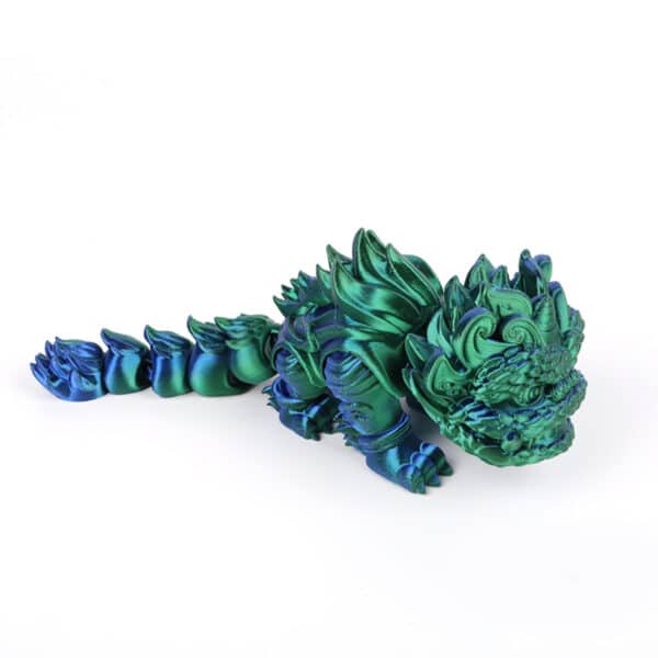 Mini Lion Dance Figurine 3D Printed Cultural Gift - Image 4