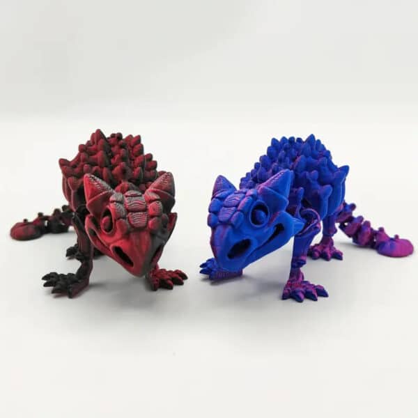 Creative 3D Printed Cute Dinosaur Statue with Movable Joints - Image 3