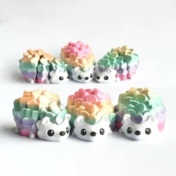 Creative 3D Printed Hedgehog Joint Movable Children's Toy Model - Image 2