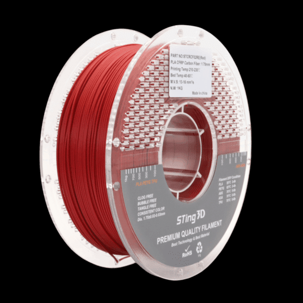 Carbon Fiber Filament PLA 3D Printer Filament 1.75mm - Image 2