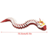 Creative 3D Printed Movable Joint Snake Toy With Lion Hat - Image 7