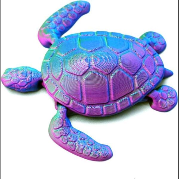 Creative 3D Printed Turtle Joint Movable Children's Toy Model - Image 3
