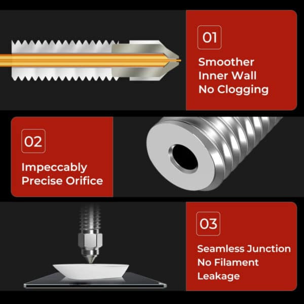 Bimetallic Heat Resistant High Flow Nozzle Kit - Image 4