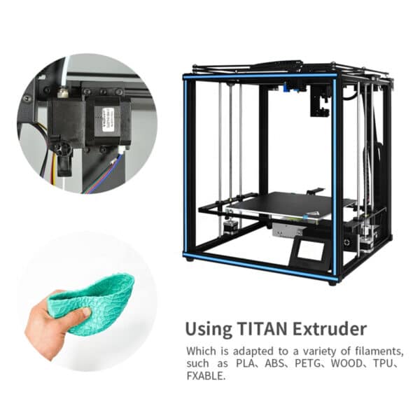 Industrial Ultra Quiet 3D FDM Printer With Titan Extruder - Image 3