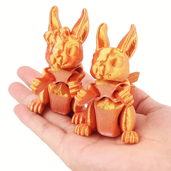 Creative 3D Printed Bunny Joint Movable Children's Toy Model - Image 3