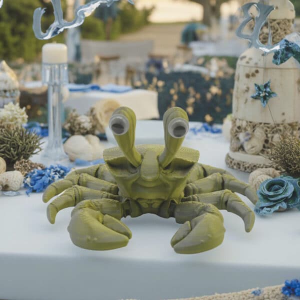 Customizable 3D Printed Crab Decompression Kids Fun Toy - Image 2