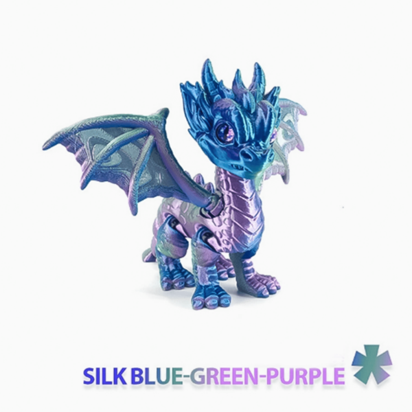 Creative 3D Printed Dragon Joint Movable Children's Toy Model - Image 6