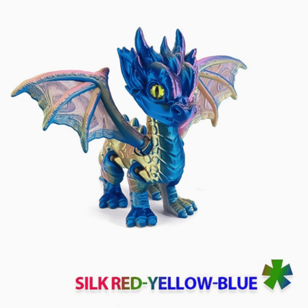 Creative 3D Printed Dragon Joint Movable Children's Toy Model - Image 4