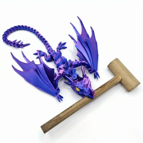 Epic Articulated 3D Printed Dragon Fantasy Toy Model - Image 5