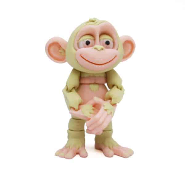 Creative 3D Printed Monkey Movable Joint Children's Toy Model - Image 3