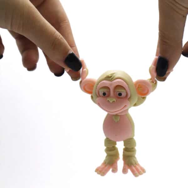 Creative 3D Printed Monkey Movable Joint Children's Toy Model - Image 5