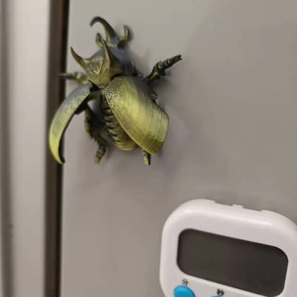 Creative 3D Printed Unicorn Beetle Joint Movable Children's Toy - Image 2