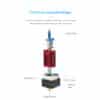 High Performance Hotend Kit With Blue Teflon Tube - Image 4