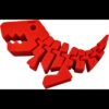 3D Printed Articulated Dinosaur Toy Creative Jointed Model Gift for Kids - Image 2