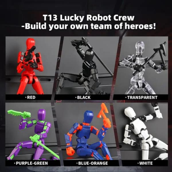 Custom 3D Printed Articulated Joint Action Figure Toy for Kids - Image 2