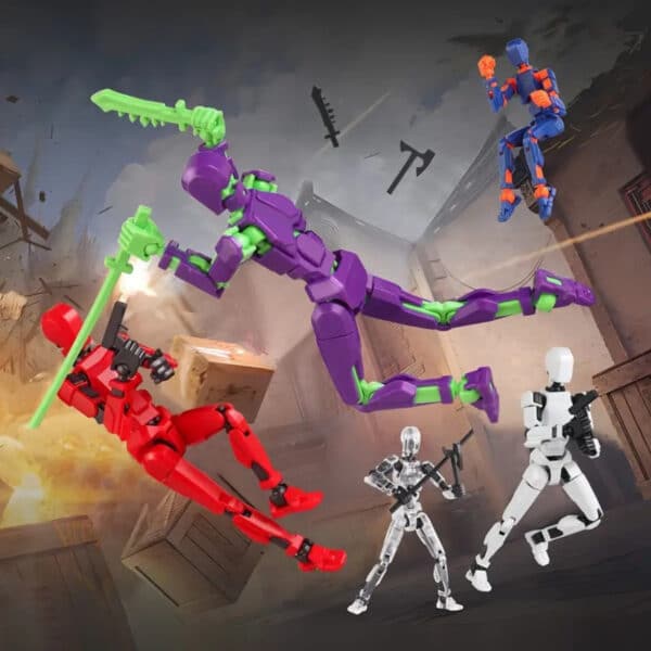 Custom 3D Printed Articulated Joint Action Figure Toy for Kids - Image 3