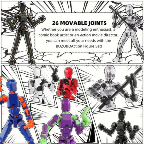Custom 3D Printed Articulated Joint Action Figure Toy for Kids - Image 6