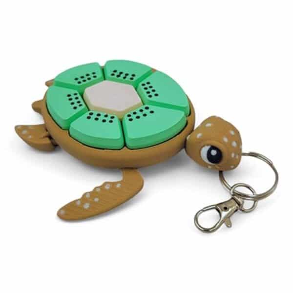 3D Printed Kiwi Turtle Fidget Clickers Stress Relief Keychains - Image 5