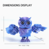 Creative 3D Printed Owl Movable Joint Animal Model for Children - Image 5