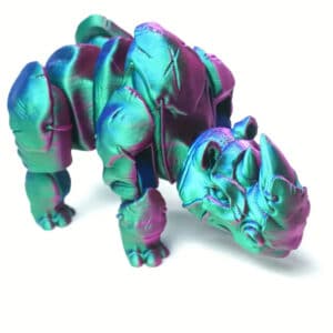 Creative 3D Printed Rhinoceros