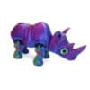 3D Printed Rhinoceros Movable Joint Creative Animal Toy Model - Image 4