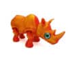 3D Printed Rhinoceros Movable Joint Creative Animal Toy Model - Image 5
