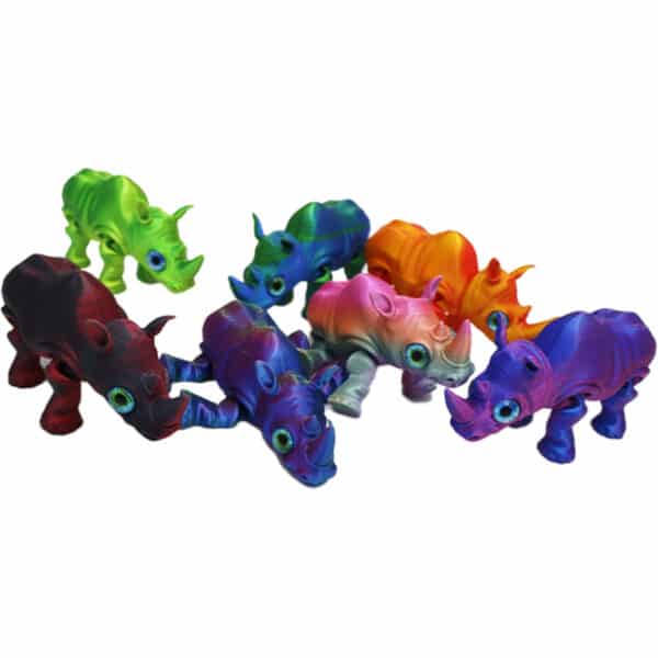 3D Printed Rhinoceros