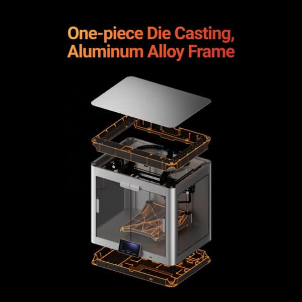 High Speed FDM Desktop Enclosed 3D Precise Printing Machine - Image 4