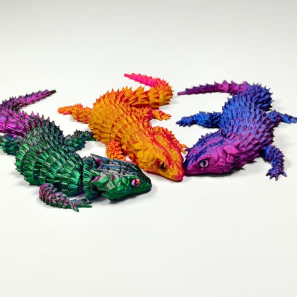 3D Printed Flexible Lizard Toy with Multi Joint Movement for Kids - Image 4
