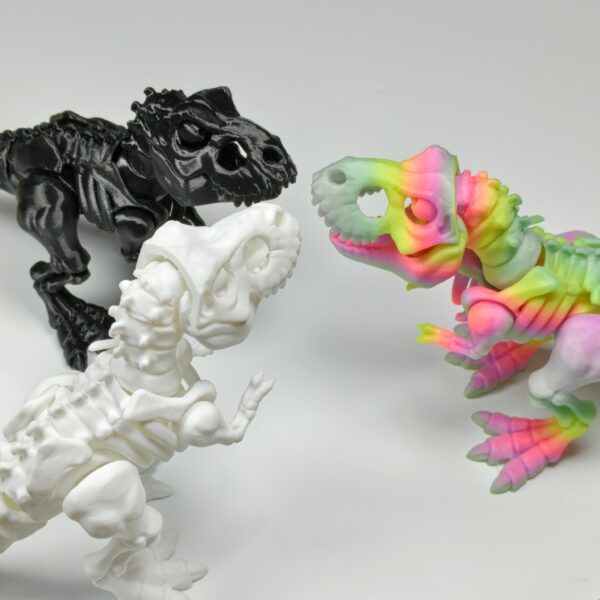 Creative 3D Printed Dinosaur Skeleton Articulated Model Toy - Image 2