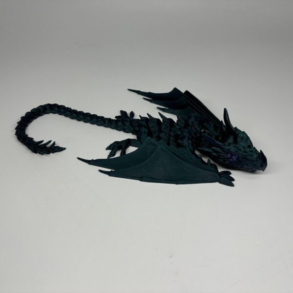 Movable Custom Flying Dragon 3D Printed Fantasy Model - Image 5