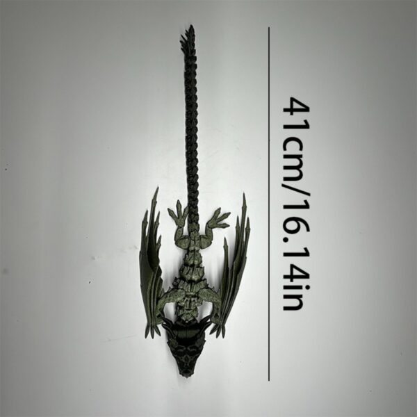 Customizable 3D Printed Flying Dragon with Movable Joints - Image 3