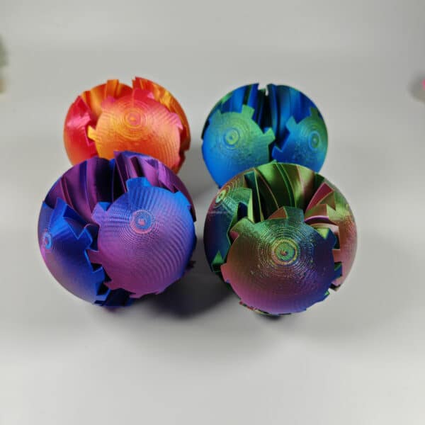 Creative 3D Printed Gear Ball Rotary Stress Relief Decompression Toy - Image 5