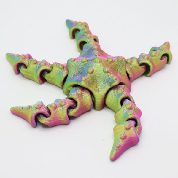 3d Printed Customized Articulated Starfish Toy for Kids - Image 3