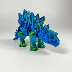 3D Printed Stegosaurus Articulated Model