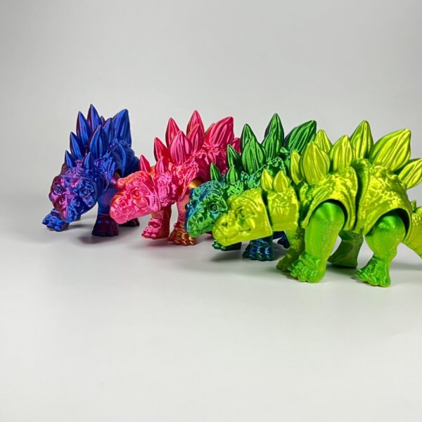 Creative 3D Printed Stegosaurus Articulated Model Toy For Kids - Image 2
