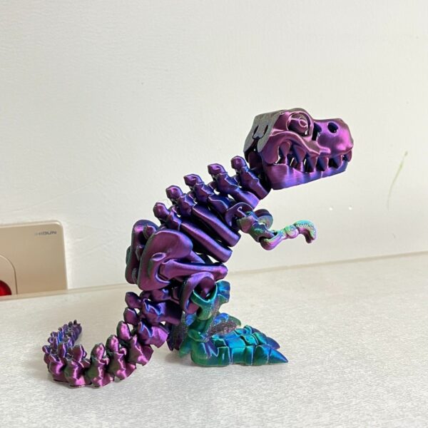 Custom Kids 3D Printed Tyrannosaurus Rex Skeleton Toy Model - Image 2