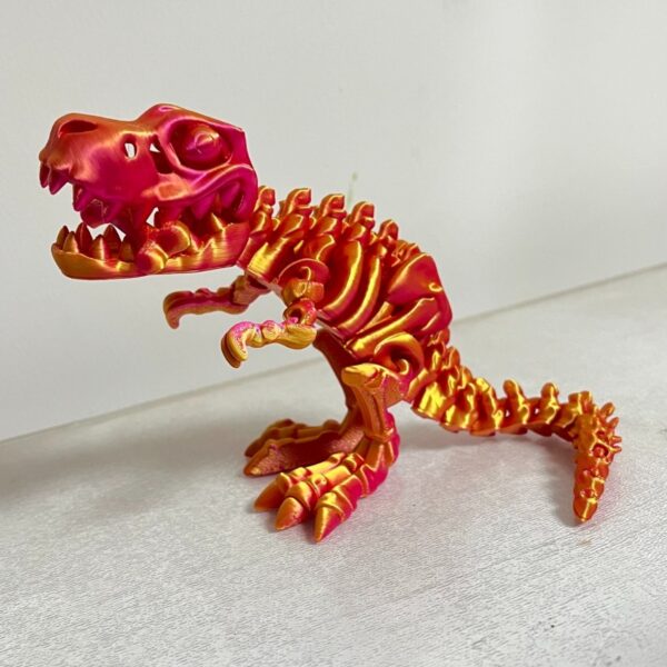 Custom Kids 3D Printed Tyrannosaurus Rex Skeleton Toy Model - Image 3