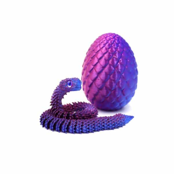 3D Printed Viper Snake Toy Realistic Animal Toy for Kids - Image 7