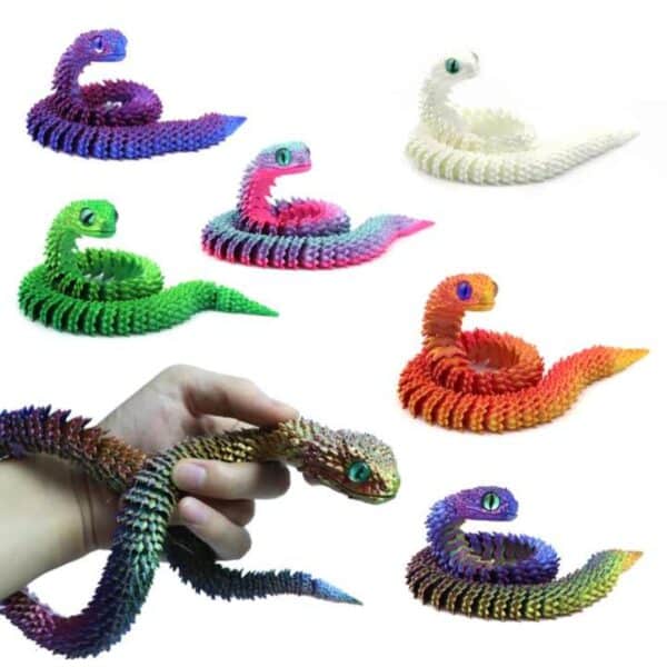 3D Viper Snake with Eggs Educational Realistic Toy for Kids - Image 5