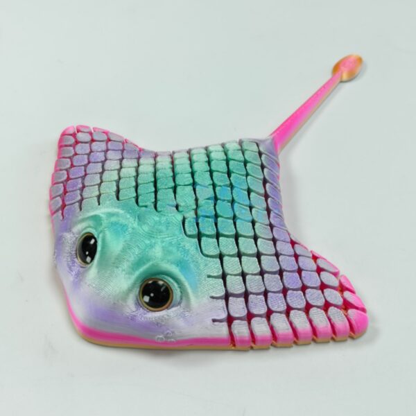 Customized Articulated 3D Printed Devil Fish Toy for Kids - Image 2